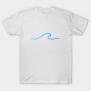 Blue Ombre Wave T-Shirt